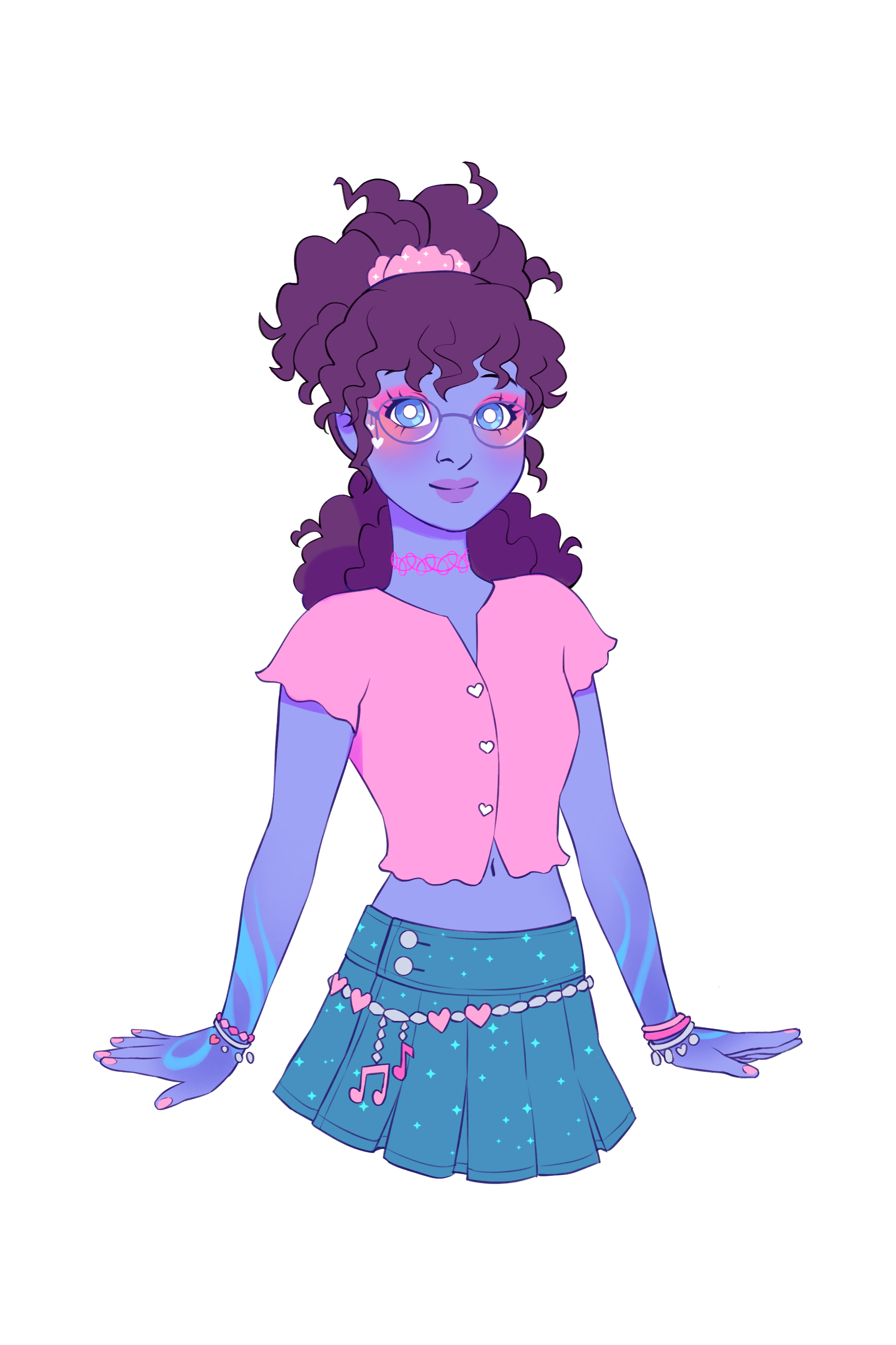 Aria Meadowlark character art from Skycadia, a Daggerheart actual play