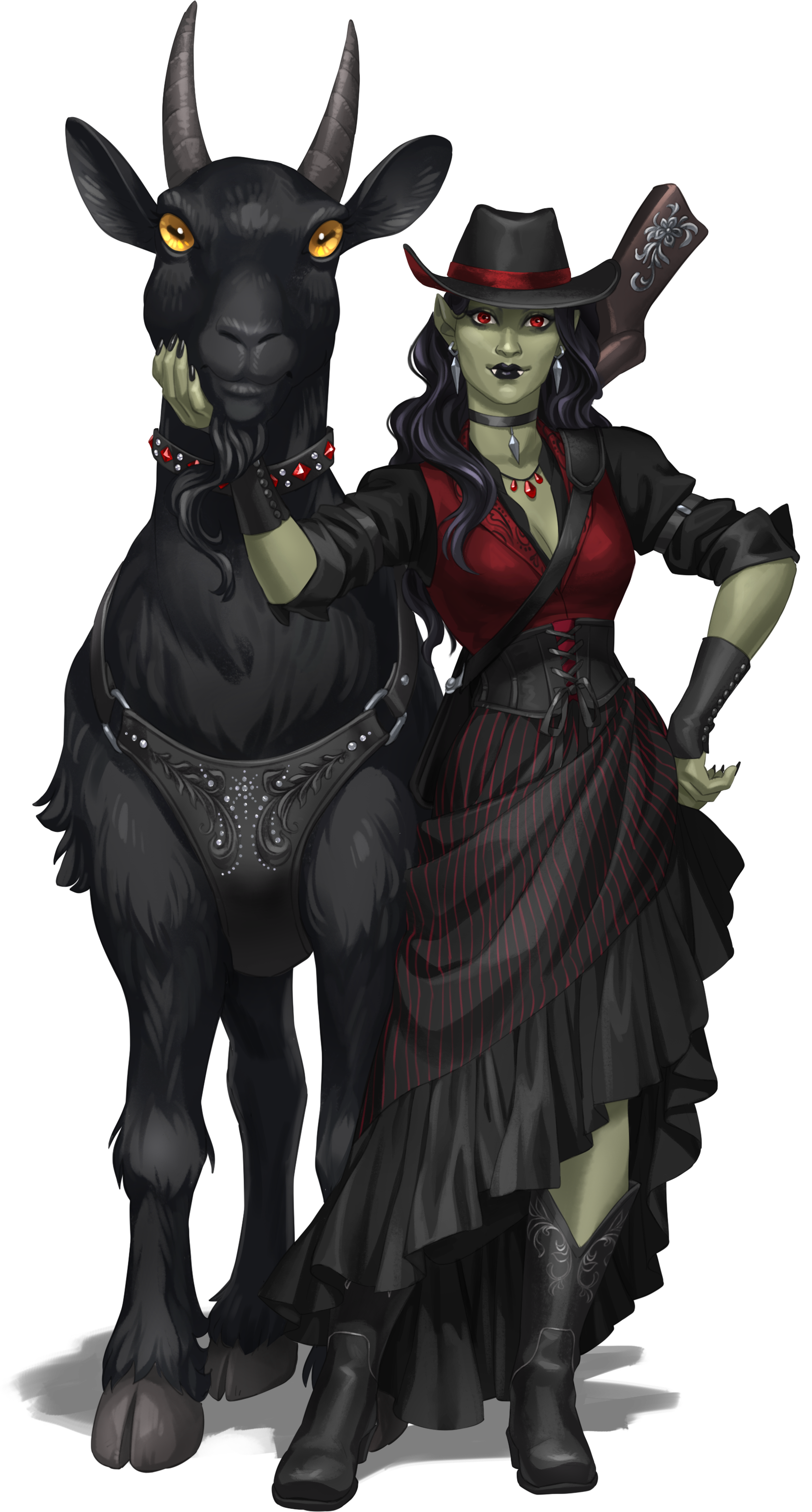Yennifer &ldquo;Yen&rdquo; Nash character art from Sirens of Sundown, a Daggerheart actual play