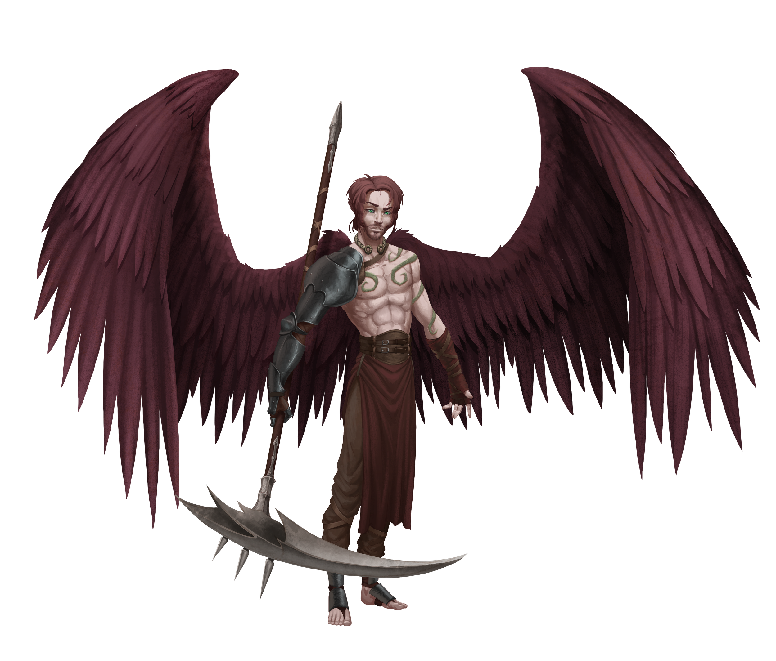 R&oacute;is&iacute;n character art from The Last Arcanist, a Daggerheart actual play