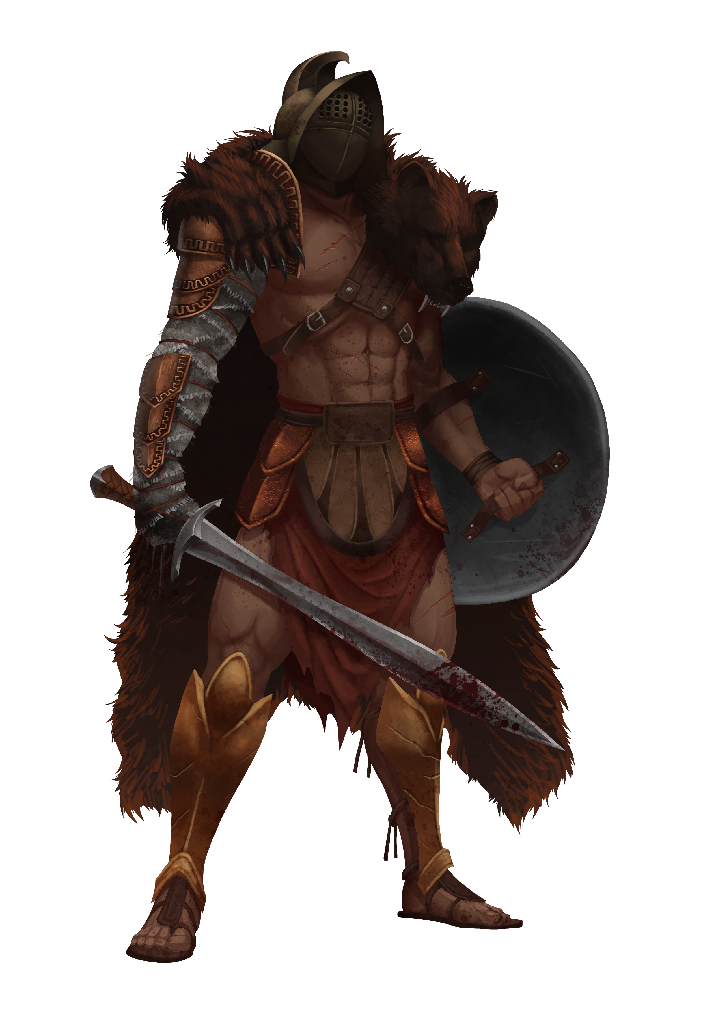 Thessalus Adamor character art from The Last Arcanist, a Daggerheart actual play